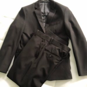 Black suit boys size 12